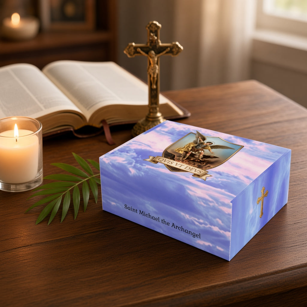 Saint Michael the Archangel Devotional Box
