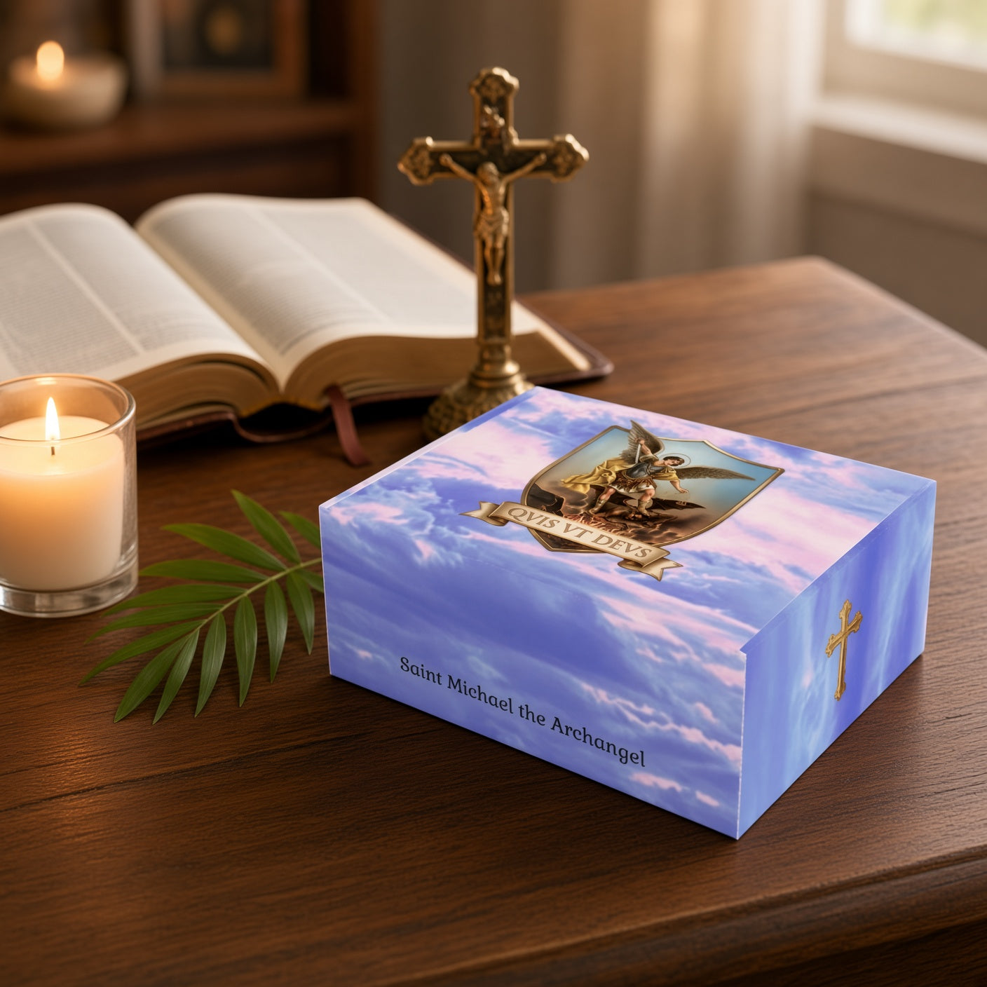 Saint Michael the Archangel Devotional Box