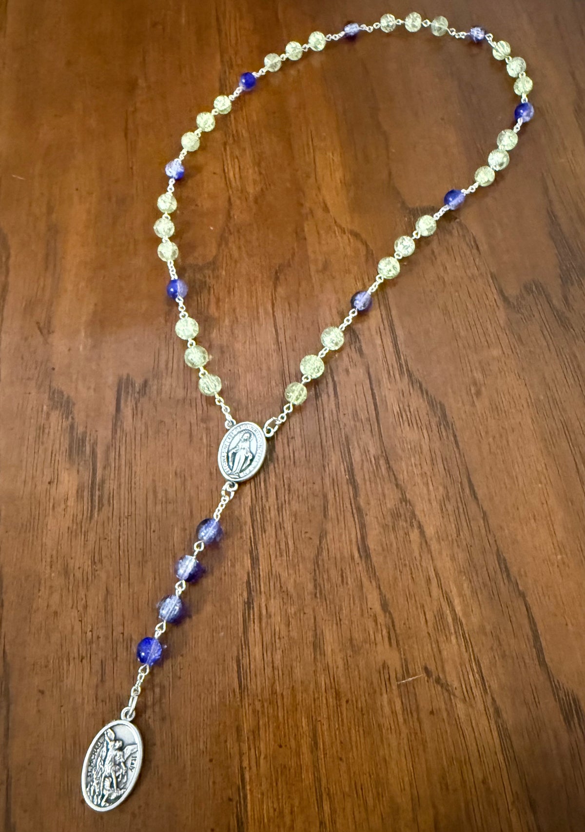 Saint Michael Chaplet (Blue Brilliance)