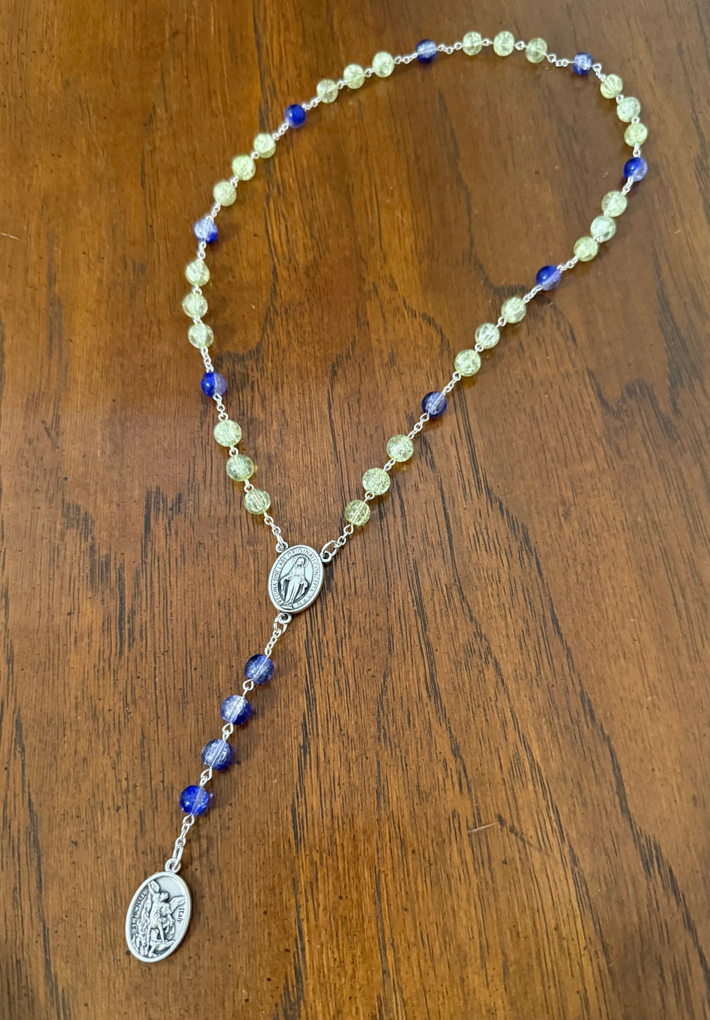 Saint Michael Chaplet (Blue Brilliance)