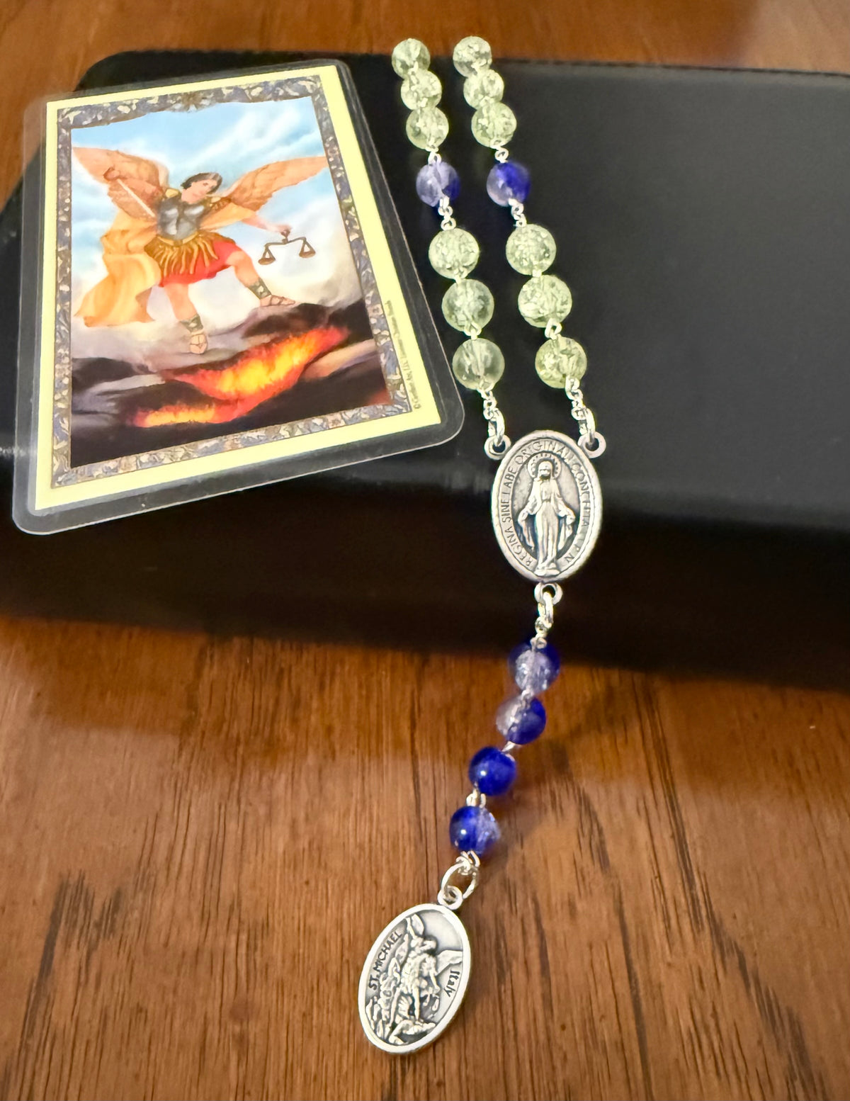 Saint Michael Chaplet (Blue Brilliance)