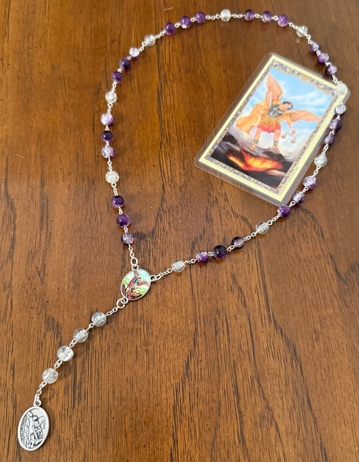 Saint Michael Chaplet (Royal Purple)