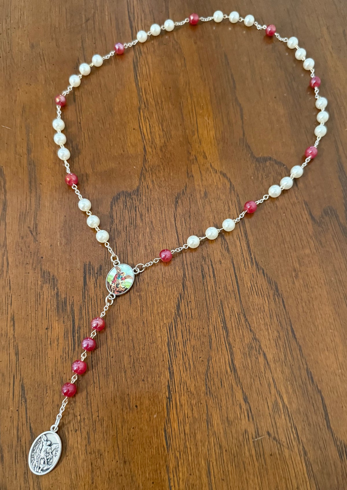 Saint Michael Chaplet (Red/White)