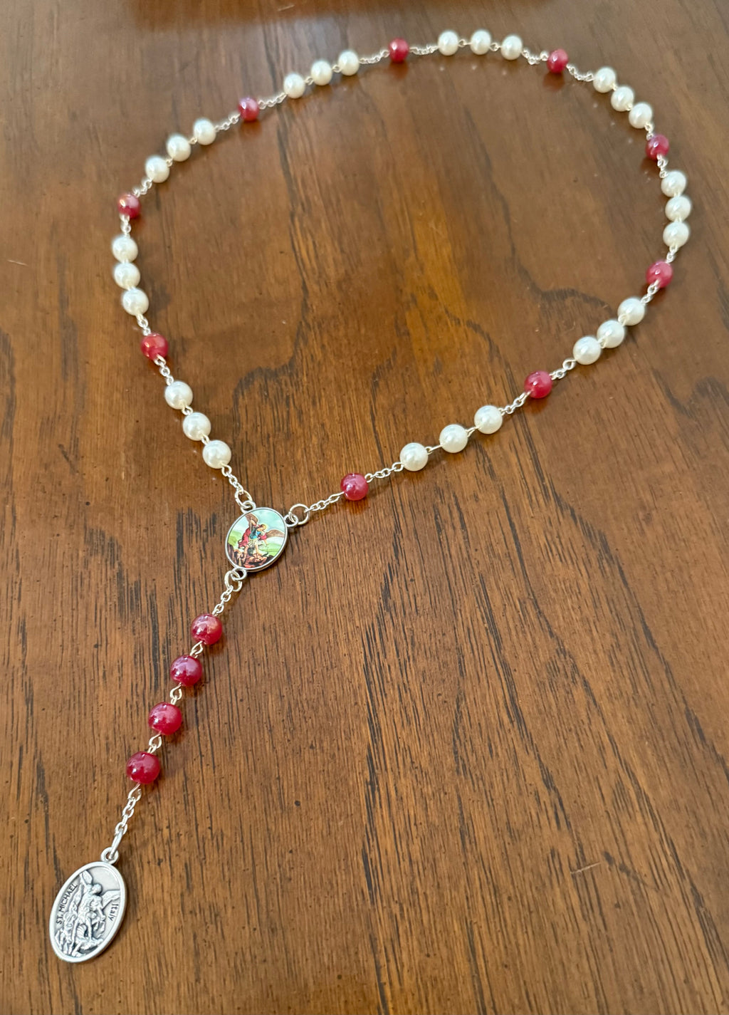Saint Michael Chaplet (Red/White)