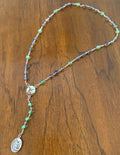 Saint Michael Chaplet (Green/Purple)